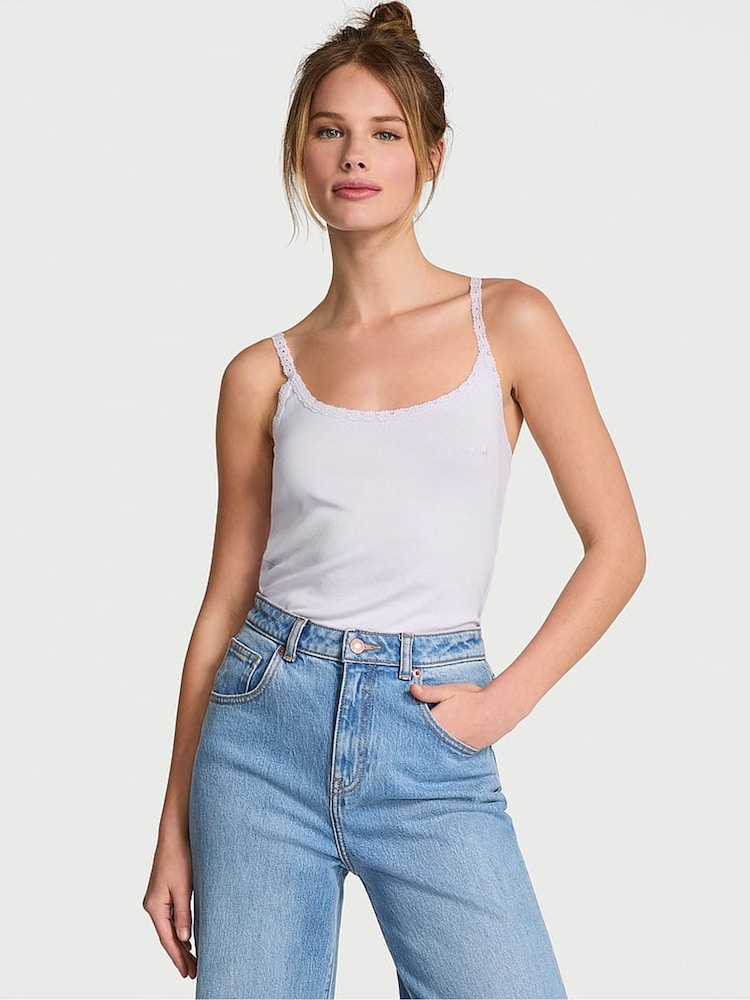 Victoria's Secret PINK Purple Whisper Pyjama Cami Top - Image 1 of 2