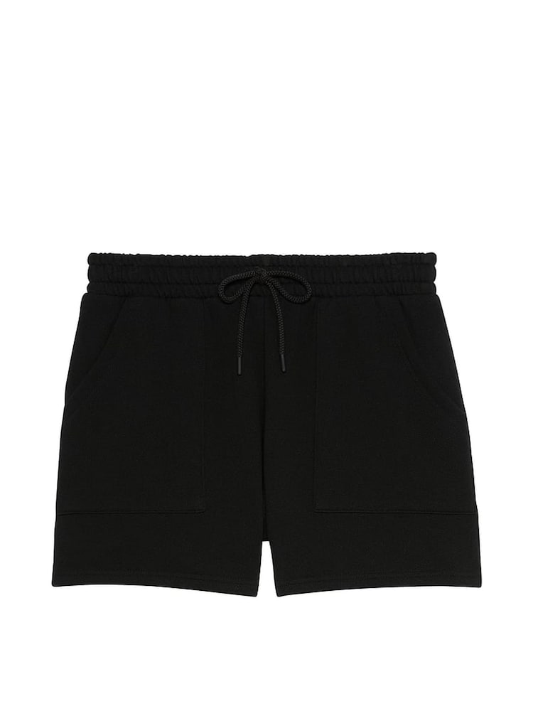 Victoria's Secret PINK Black Fleece Shorts - Image 3 of 3