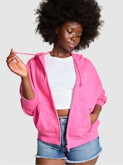 Victoria's Secret PINK Pink Gossip Zip Up Hoodie - Image 1 of 4