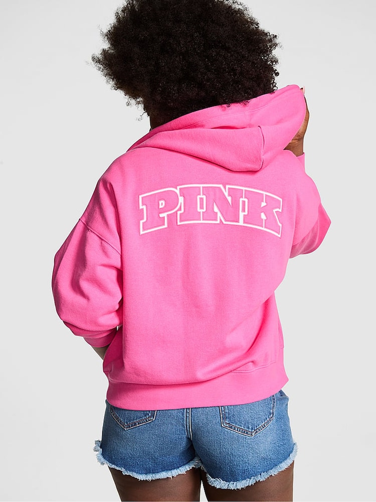 Victoria's Secret PINK Pink Gossip Zip Up Hoodie - Image 2 of 4