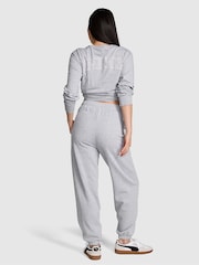 Victoria's Secret PINK Grey Heather Cuffed Joggers - Image 2 of 4