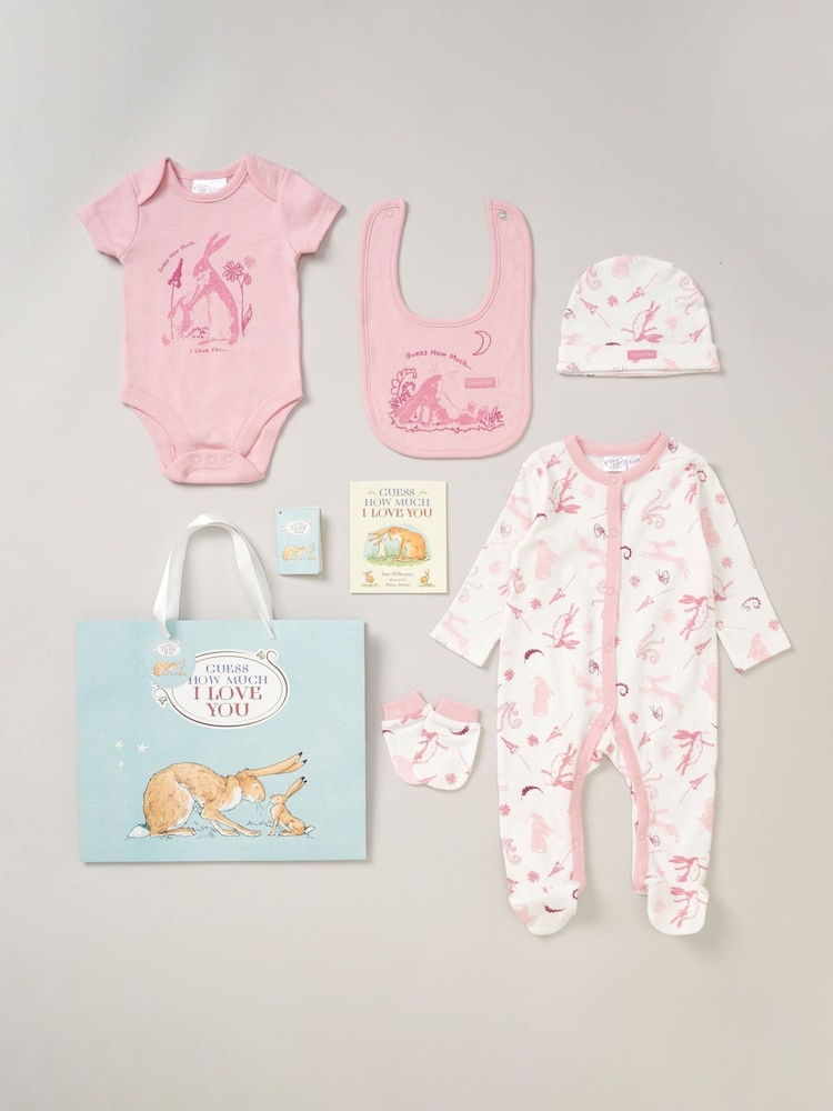 Guess How Much I Love You Baby 100% Cotton Gift 6 Piece Set - Image 1 of 6
