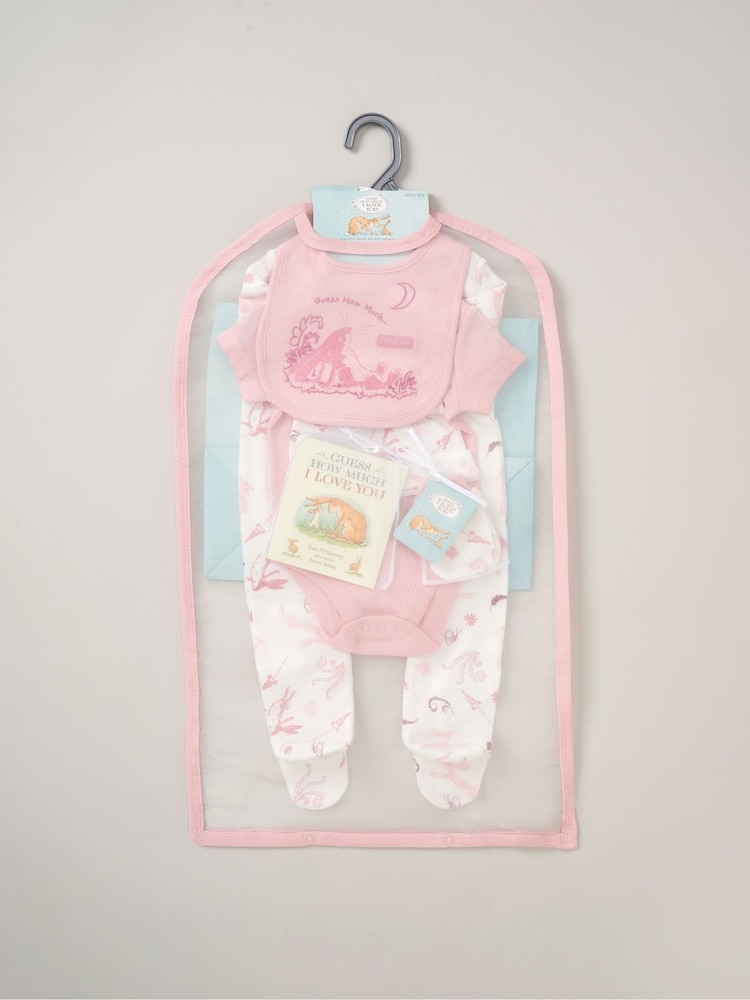 Guess How Much I Love You Baby 100% Cotton Gift 6 Piece Set - Image 2 of 6