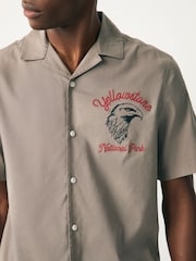Stone Natural National Park Back Print Short Sleeve Shirt - Image 4 of 9