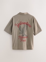 Stone Natural National Park Back Print Short Sleeve Shirt - Image 7 of 9