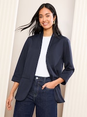Friends Like These Navy Edge to Edge Ponte Tailored  Blazer - Image 1 of 4