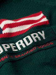Superdry Green Americana Roll Neck Knit Jumper - Image 6 of 6