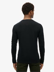 Superdry Black The Merchant Store Grandad Top - Image 2 of 6