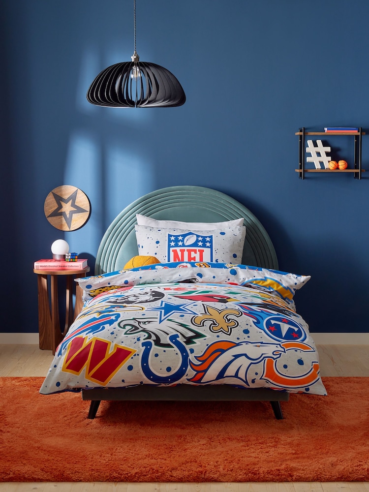 Conjunto de capa de edredom e fronha da NFL - Imagem 1 de 8