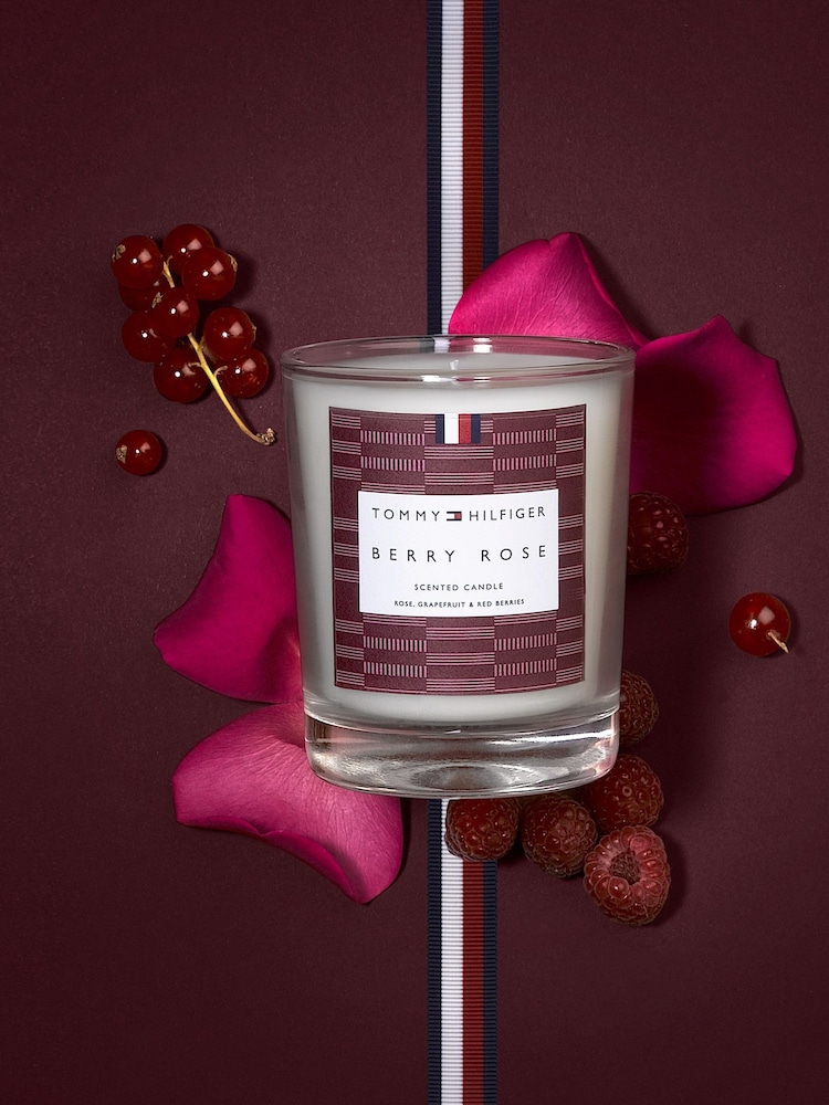 Tommy Hilfiger Home Collection Berry Candle 180g - Image 1 of 2 Tommy Hilfiger Home Collection Berry Candle 180g - Image 1 of 2