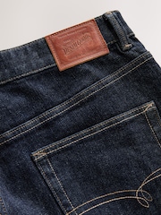 Blue Indigo Rinse Straight Fit Signature Selvedge Denim Jeans - Image 10 of 11