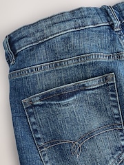 Mid Blue Straight Fit Signature Selvedge Denim Jeans - Image 11 of 11
