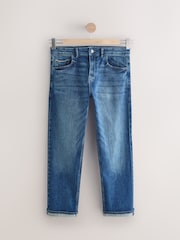 Mid Blue Straight Fit Signature Selvedge Denim Jeans - Image 7 of 11