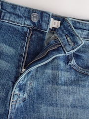 Mid Blue Straight Fit Signature Selvedge Denim Jeans - Image 9 of 11
