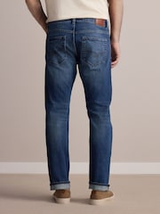 Mid Blue Slim Fit Signature Selvedge Denim Jeans - Image 3 of 6