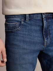 Mid Blue Slim Fit Signature Selvedge Denim Jeans - Image 6 of 6