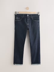 Blue Indigo Rinse Slim Fit Signature Selvedge Denim Jeans - Image 7 of 11
