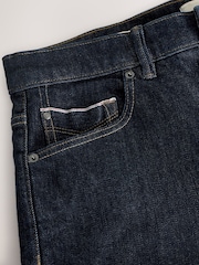 Blue Indigo Rinse Slim Fit Signature Selvedge Denim Jeans - Image 9 of 11