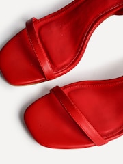 Linzi Red Elevate Low Stiletto Heeled Sandals - Image 5 of 5