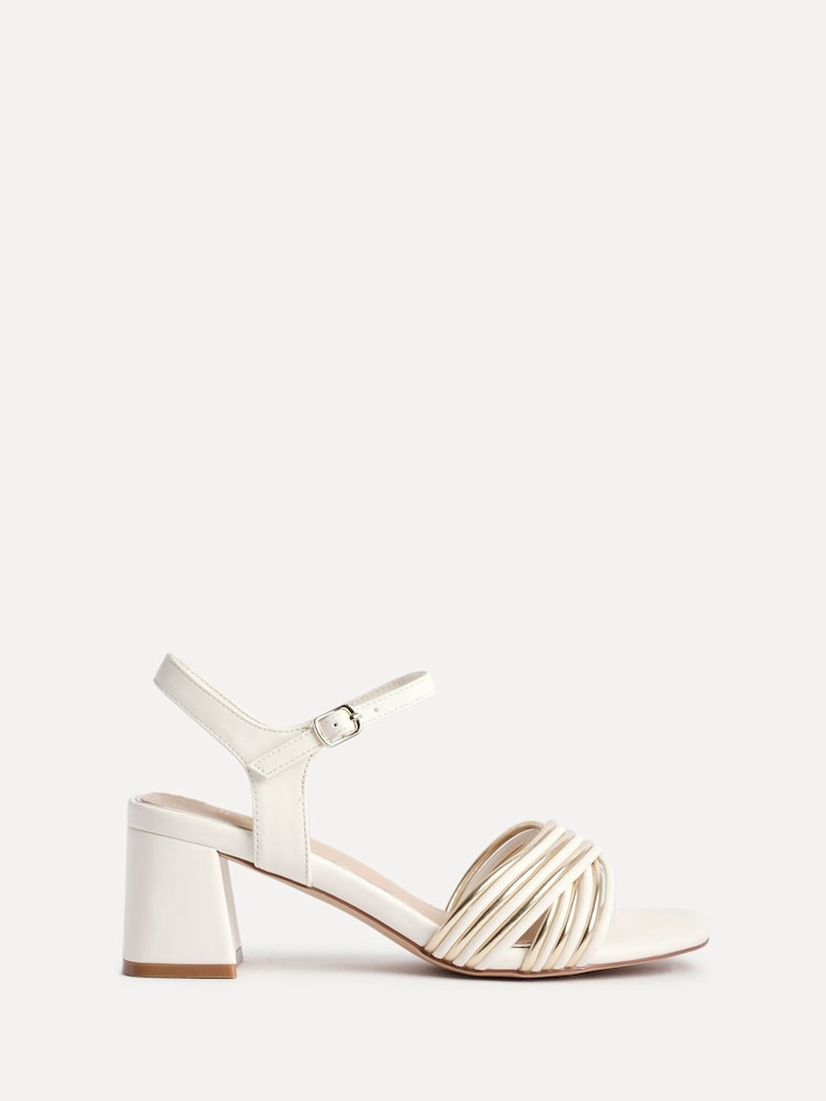 Linzi Genna Heeled Sandals With Gold Accents - Imagen 2 de 5 Linzi Genna Heeled Sandals With Gold Accents - Imagen 2 de 5