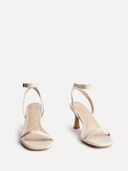 Linzi Nude Elevate Low Stiletto Heeled Sandals - Image 3 of 5
