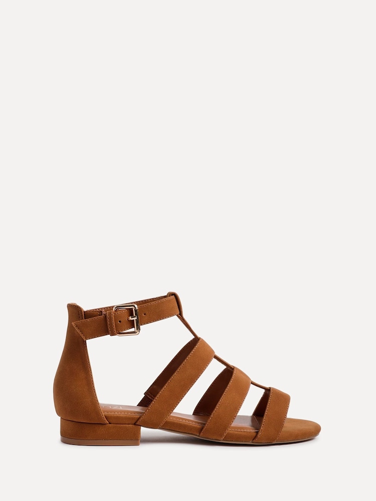 Linzi Brown Liberate Closed Back Gladiator Sandals - Image 2 of 5