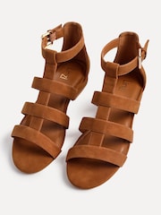 Linzi Brown Liberate Closed Back Gladiator Sandals - Image 4 of 5