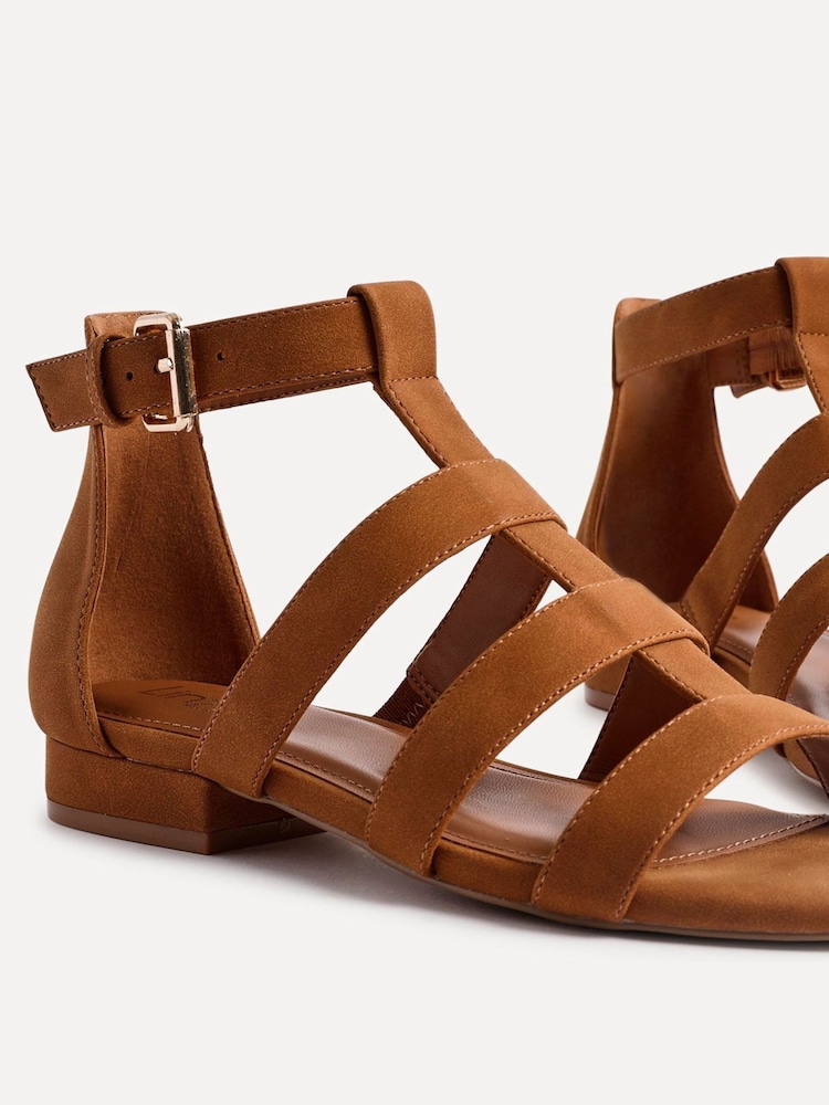 Linzi Brown Liberate Closed Back Gladiator Sandals - Image 5 of 5