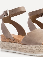 Linzi Natural Paradise Espedrille Flatform Sandals - Image 4 of 5