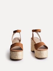 Linzi Brown Pacific Woven Espedrille Wedges - Image 3 of 5