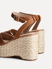 Linzi Brown Pacific Woven Espedrille Wedges - Image 5 of 5