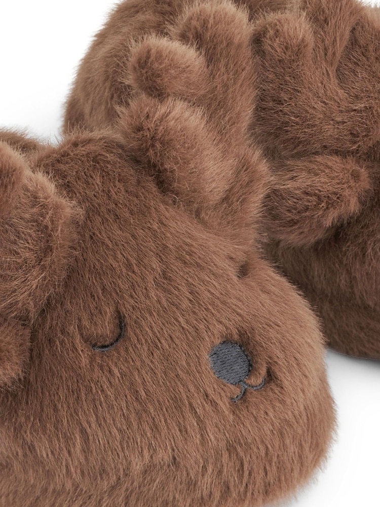 Liewood Aviaja Christmas Reindeer Brown Slippers - Image 3 of 3 Liewood Aviaja Christmas Reindeer Brown Slippers - Image 3 of 3