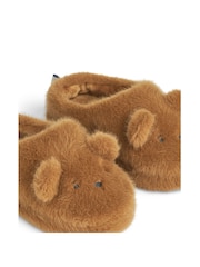 Liewood Aviaja Christmas Reindeer Brown Slippers - Image 7 of 8