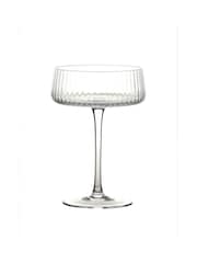 Anton Studio Designs Clear Set of 2 Empire Champagne Set of 2 Champagne Saucers Saucers - Image 5 of 5