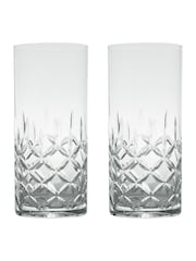 The DRH Collection Set of 2 Dorchester Hiball Tumblers Fully High Ball Cut - Изображение 2 из 3