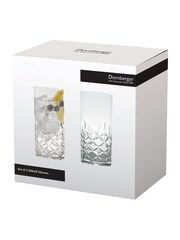 The DRH Collection Set of 2 Dorchester Hiball Tumblers Fully High Ball Cut - Изображение 3 из 3