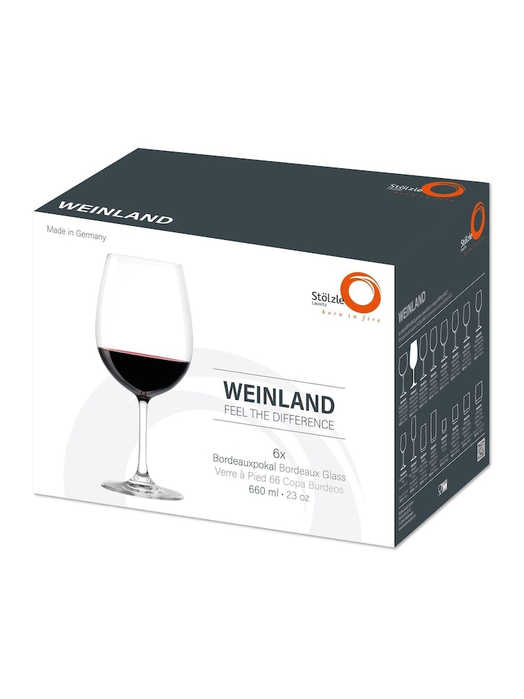 Stölzle Clear Weinland Bordeaux Wine Glass Small - Image 1 of 3
