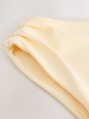 Lemon Yellow One Shoulder Ruched Top - Image 9 of 9