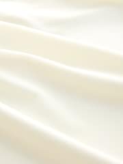 Ecru Drape Asymmetric One Shoulder Top - Image 8 of 9