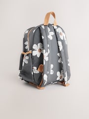 Black Floral Backpack - Image 2 of 5
