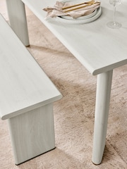 Light Natural Evie 4 Seater Dining Bench Set - Image 4 of 8