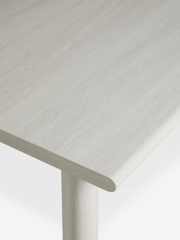 Light Evie Oak Effect 4 Seater Dining Table and Bench Set - Image 9 of 9