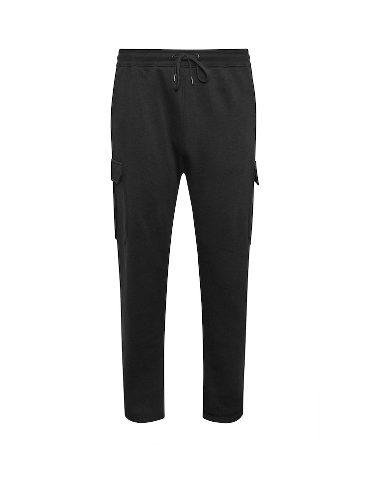 BadRhino Big & Tall Black Cargo Joggers 2 Packs - Image 6 of 7