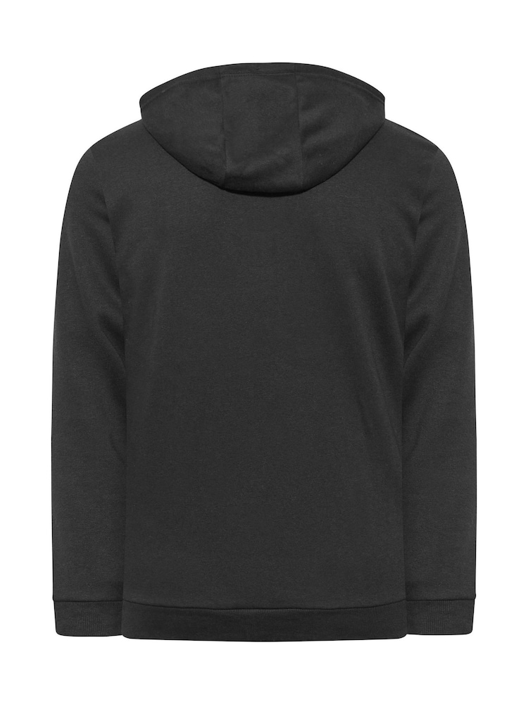 Zwart - BadRhino Big & Tall Zwarte Zip Up Hoodies 2 Pack - Afbeelding 5 van 5