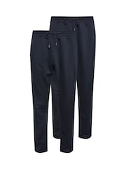 BadRhino Big & Tall Blue Jersey Core Joggers 2 Pack - Image 3 of 5