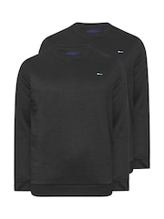 BadRhino Big & Tall Black Sweatshirts 2 Pack - Image 3 of 5