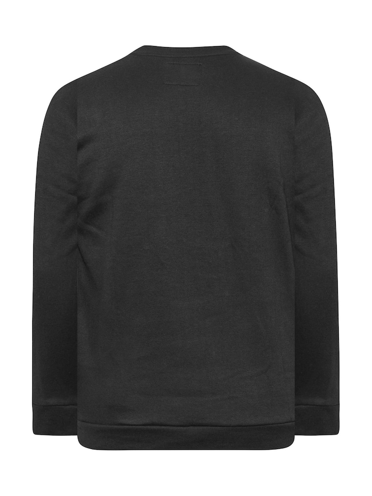 BadRhino Big & Tall Black Sweatshirts 2 Pack - Image 5 of 5