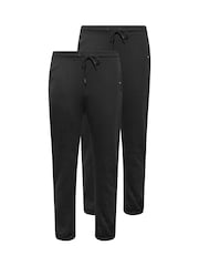 BadRhino Big & Tall Black Jersey Core Joggers 2 Pack - Image 4 of 6