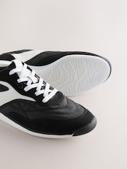 Black Forever Comfort® Slim Panel Detail Lace-Up Trainers - Image 5 of 5