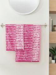 Copenhagen Home Pink Cotton Arri Towel - Image 2 of 5